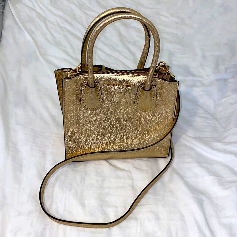 Gold Michael Kors Purse